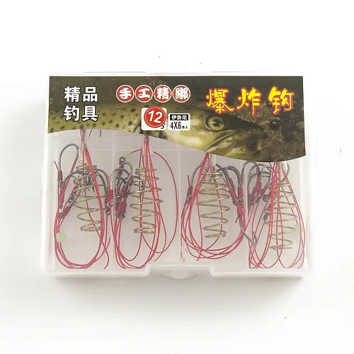 Набор монтажей "соска" Palomino № 130 4 шт (5 крючков) №12 (10 шт в упак)