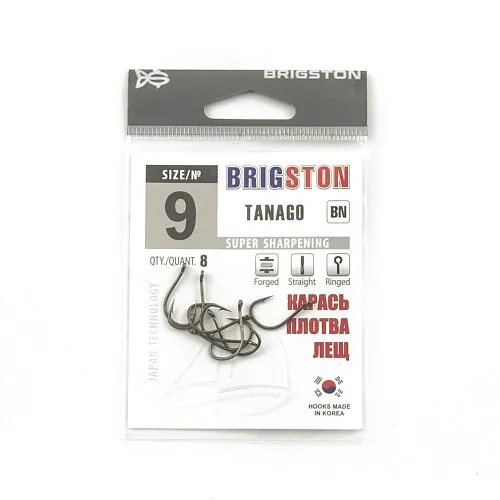 Крючок Brigston Tanago № 9 ( уп. 8 шт.)