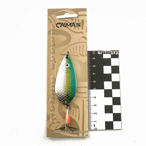 Блесна колеблющаяся Caiman Greedy 18гр 6,3см цвет CN12 (5шт в упак.)