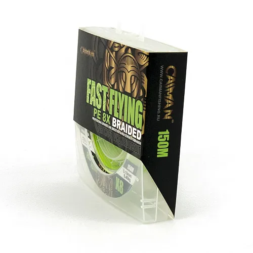 Шнур Caiman Fast flying 8PE 0,10 мм 150 м Green 215501