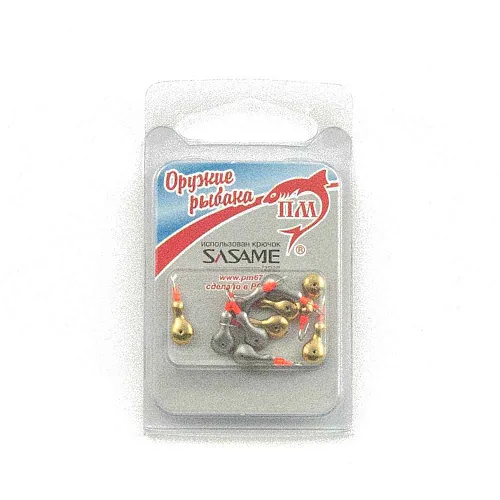 Мормышка Пирс мастер "Куколка" 0.45г крючок Sasame 117-Л МП