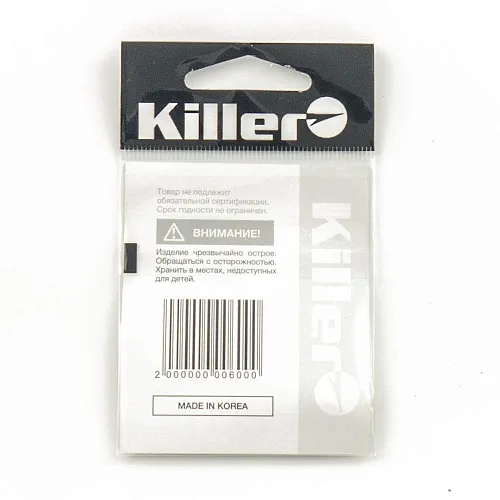 Крючок офсетный Killer Wide range worm (Большое ухо) № 1