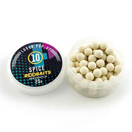Бойлы Pop up BOO Baits 10мм Специи 25гр банка