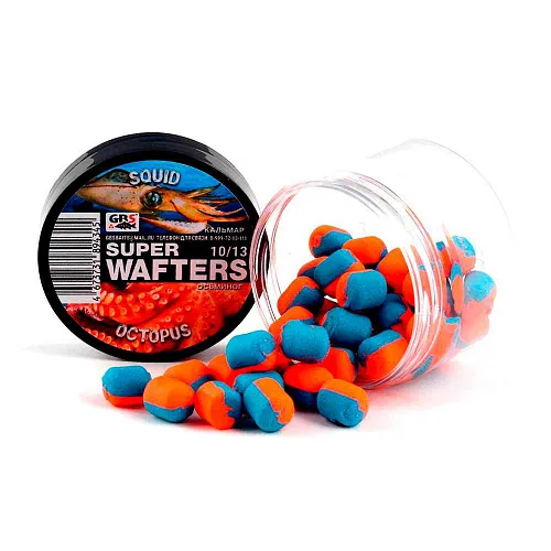 Бойлы нейтральной плавучести (Wafters) GBS Кальмар-Осьминог 10х13мм
