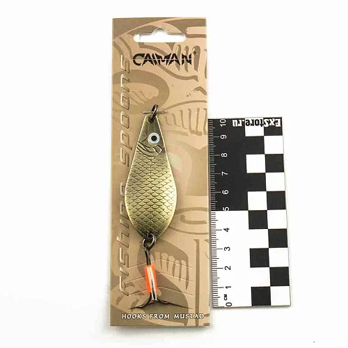 Блесна колеблющаяся Caiman Atom 15гр 6,8см цвет CN04 (5шт в упак.)