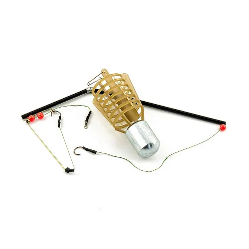 Монтаж фидерный Palomino c кормушкой Bullet 238 90g 2 крючка