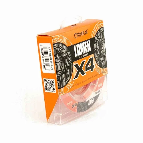 Шнур Caiman Lumen 100м 0,16мм оранжевый