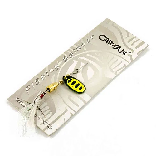 Блесна вращающаяся Caiman Pike killer classic 3гр #1 цвет CA21 (5шт в упак.)