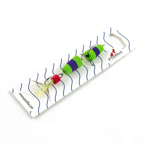 Мандула Profilux "Classic" 2Х цв 07 зеленый-фиолетовый-зеленый