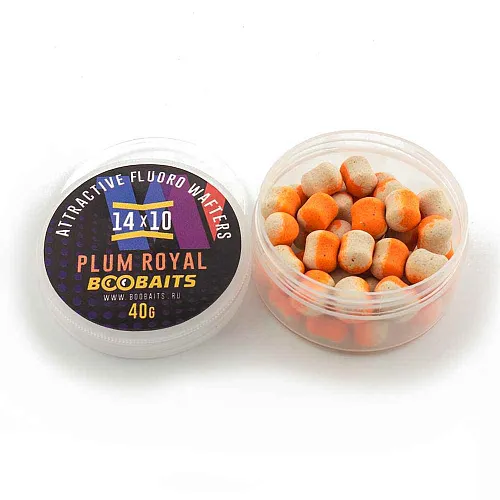 Бойлы BOO Baits Wafters 14x10 Слива 40гр банка