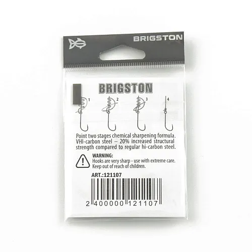 Крючок Brigston Carp Boil Short BN № 2 ( уп. 4 шт.)