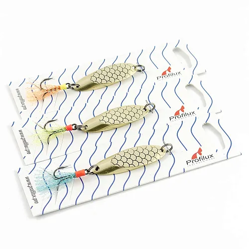 Блесна кастмастер Profilux (14 гр.) цвет 05 латунь чешуя