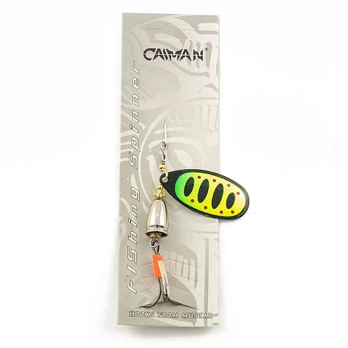 Блесна вращающаяся Caiman Round Accoustic 12гр #5 цвет CA13 (5шт в упак.)