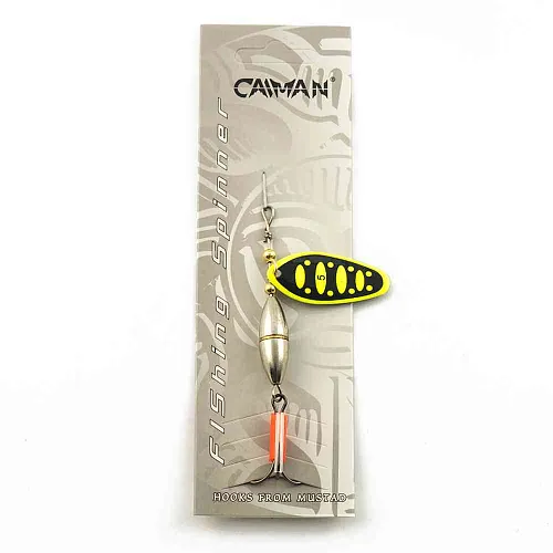Блесна вращающаяся Caiman Oval core 15гр #5 цвет CA16 (5шт в упак.)