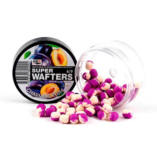 Бойлы нейтральной плавучести (Wafters) GBS Чарующая слива 6х9мм