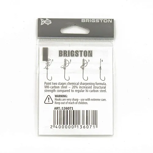 Крючок Brigston Akitakitsune BN №6 (8шт в упак)