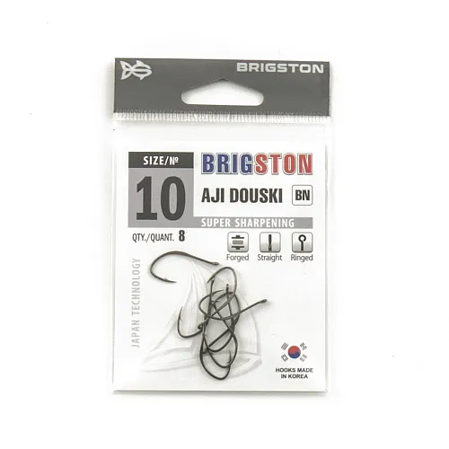 Крючок Brigston AJi Douski BN №10 ( уп. 8 шт.)