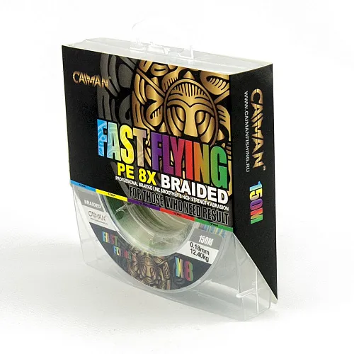 Шнур Caiman Fast flying 8PE 0,18 мм 150 м Multicolor 225514