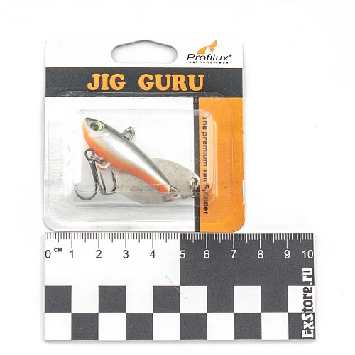 Джиг-блесна Profilux Тэйл-Спиннер 24гр цв. 302 (Серебро-черноспинка)