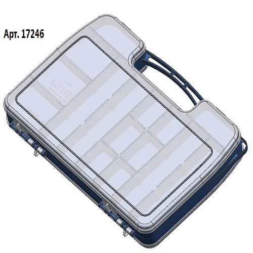 Коробка Aquatech 2х-сторонняя 46 ячеек 17246