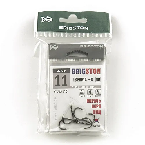 Крючок Brigston Iseama-X BN №11 ( уп. 5 шт.)