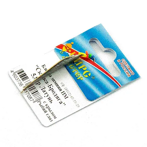 Блесна зимняя ПМ "Сказка-бродяга" 5,8гр Л с крылом рыбий глаз