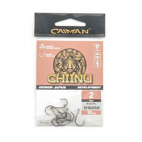 Крючки Caiman Chinu №2 10250