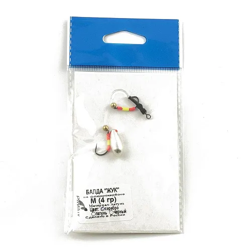 Балда "Жук" С (6 гр) цвет серебро