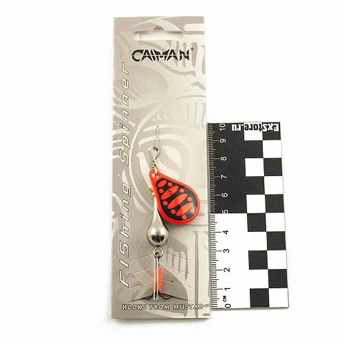 Блесна вращающаяся Caiman Pear 12гр #3 цвет CA90 (5шт в упак.)