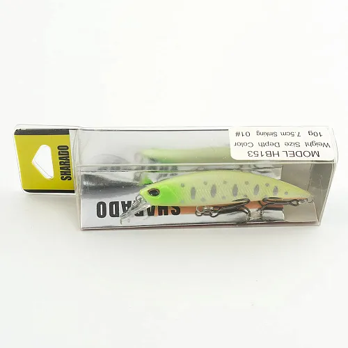 Воблер Sharado HB-153 75mm 10g color 01