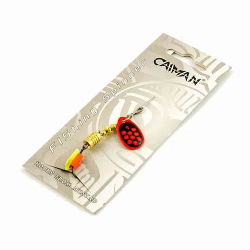 Блесна вращающаяся Caiman Round Classic 4гр #1 цвет CA26 (5шт в упак.)