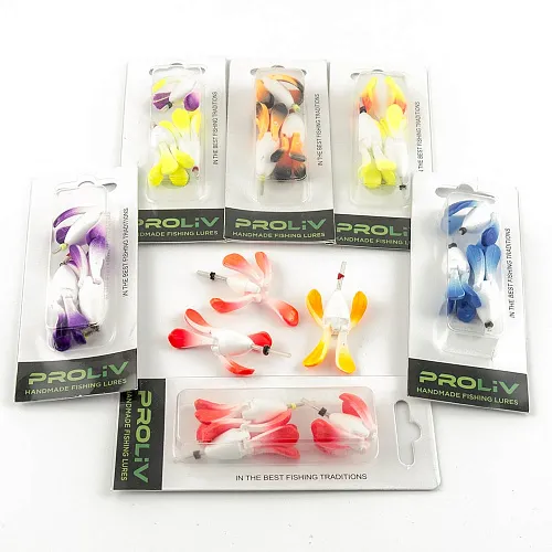 Поплавок зимний Proliv "Цветок" 3 лепестка 1,2 гр (желтый) отгрузка 1,5-2 гр (3 шт. в упак)