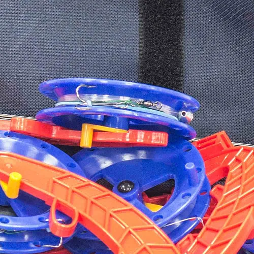 Набор жерлиц "щука" в сумке 10шт оснащенные (РБ)