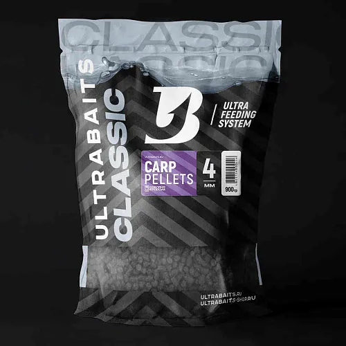 Пеллетс UltraBaits карповый классический 4 мм 1 кг