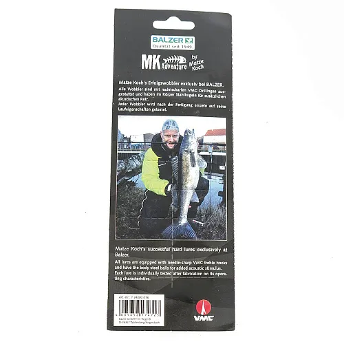 Воблер Balzer Grobhecht Schlange 13см 26 гр (заглуб. 2-3,5м) цв. 01 красный