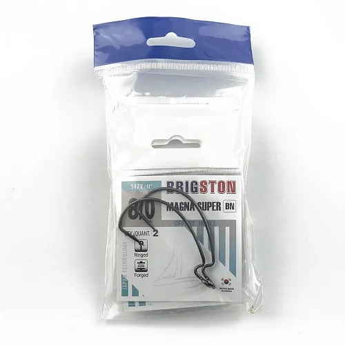 Крючок офсетный Brigston Magna Super № 8/0 ( уп. 2 шт.)