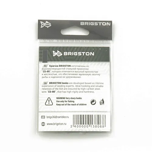 Крючок Brigston Wige Gape Teflon № 10 ( уп. 9 шт.)