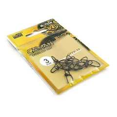Застёжка Caiman 216032 Black mat #3 10шт/уп 