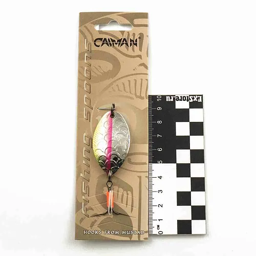 Блесна колеблющаяся Caiman Karas 13гр 4,7см цвет CN15 (5шт в упак.)