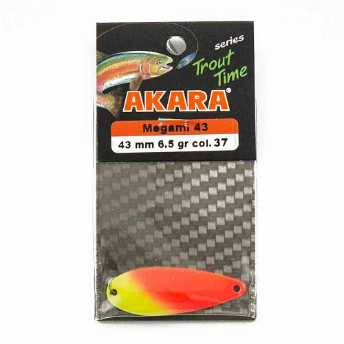 Блесна форелевая колеб. AKARA trout time Megami 43мм 6,5гр цвет 37