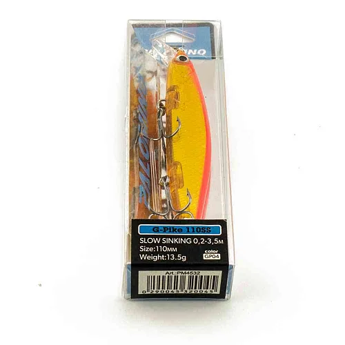 Воблер Palomino G-pike 110SS 13,5гр 0,2-3,5м цвет 4