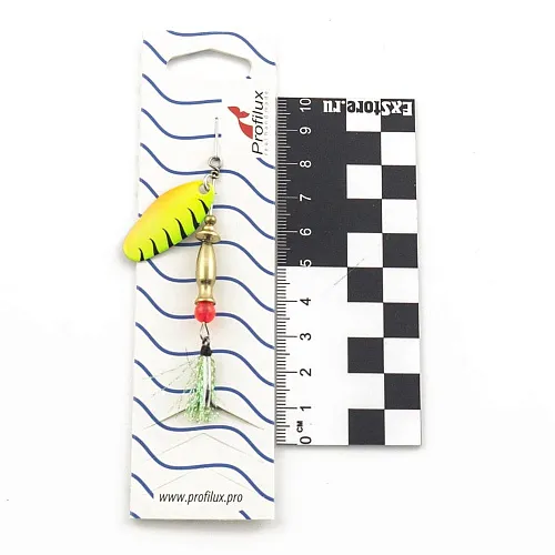 Блесна вращающаяся Profilux Мира 2 7гр цв. 209 регги вертикальный (5 шт в упак.)