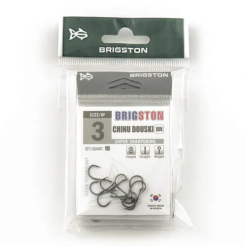Крючок Brigston Chinu Douski BN № 3 ( уп. 10 шт.)