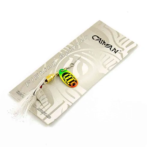 Блесна вращающаяся Caiman Pike killer classic 3гр #1 цвет CA20 (5шт в упак.)