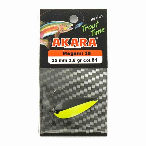 Блесна форелевая колеб. AKARA trout time Megami 35мм 3,8гр цвет 81
