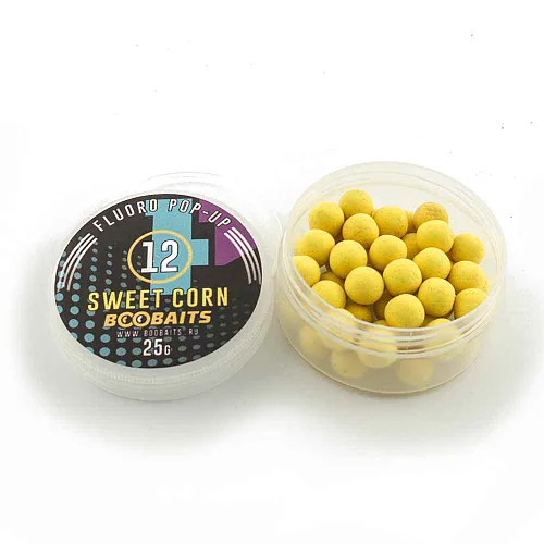Бойлы Pop up BOO Baits 12мм Кукуруза 25гр банка