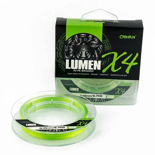 Шнур Caiman Lumen 100м 0,10мм зеленый