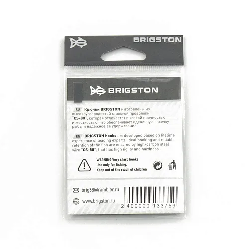 Крючок Brigston Wige Gape Teflon №12 ( уп. 9 шт.)