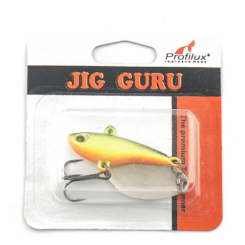 Джиг-блесна Profilux Тэйл-Спиннер 21гр цв. 306 (Желтый-черноспинка)