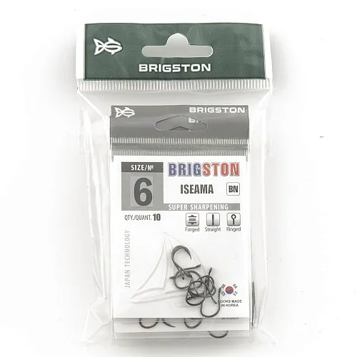 Крючок Brigston Iseama BN № 6 ( уп. 10 шт.)